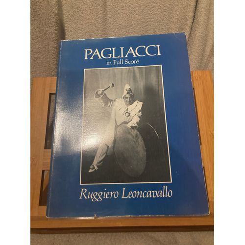 Ruggiero Leoncavallo Pagliacci Partition D'orchestre Éditions Dover