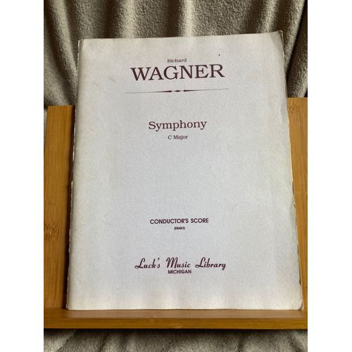 Richard Wagner Symphonie En Ut Majeur Partition D'orchestre Luck's Music Library