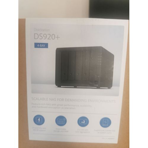 NAS Synology DS920+ - 36 To de Stockage et 8 Go RAM