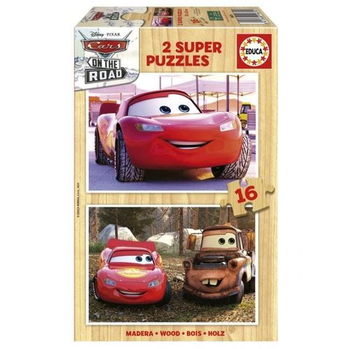 2 X 16 Pieces Puzzle Cars