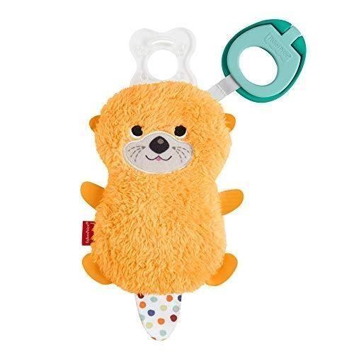 Peluche Porte-Tétine - Fisher-Price - Soffici Animaletti - Loutre - Lama - Paresseux