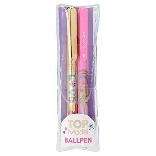 Depesche 12087 Topmodel Selflove-Set De 2 Stylos En Or Et Rose, Emball