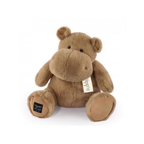 Peluche Hippopotame 40 Cm Marron - Histoire D'ours