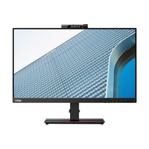 Lenovo ThinkVision T24v-20 - Écran LED - 24" (23.8" visualisable) - 1920 x 1080 Full HD (1080p) @ 60 Hz - IPS - 250 cd/m² - 1000:1 - 4 ms - HDMI, VGA, DisplayPort - haut-parleurs - noir corbeau -...