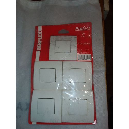 LOT de 5 Va et Vient DEBFLEX REFERENCE 737115