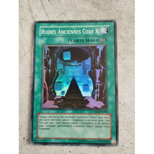 Ruines Anciennes Code A - Crms-Fr088 - Super Rare