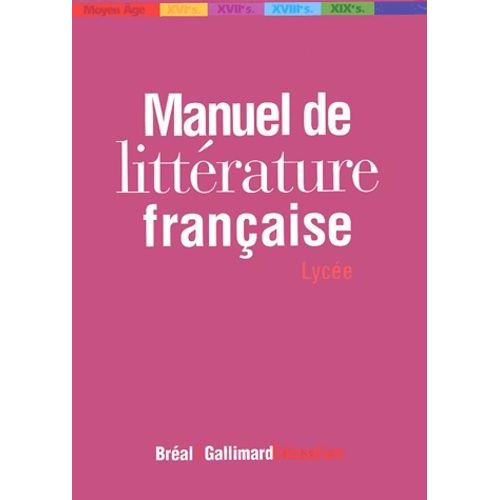 Manuel De Littérature Française