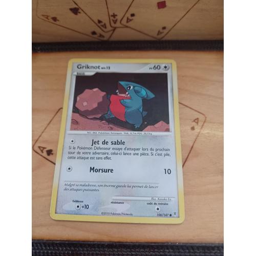 Carte Pokémon Griknot 106/147