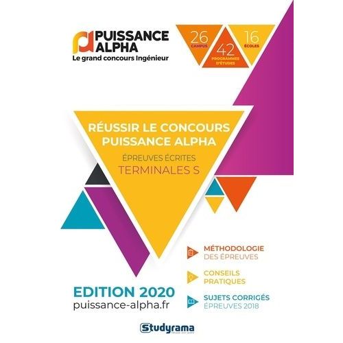 Annales Officielles Puissance Alpha - Concours Post-Bac