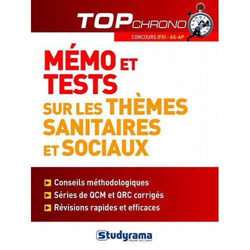 Mémo Et Tests Sur Les Thèmes Sanitaires Et Sociaux