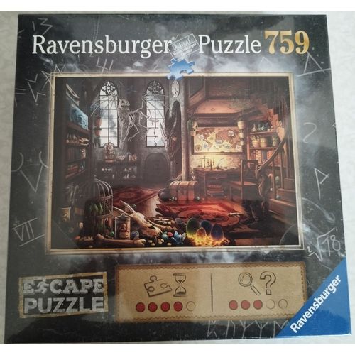 Ravensburger - Escape Puzzle 759 Pièces - L'antre Du Dragon - Dès 12 Ans