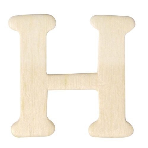 Lettres En Bois, 4 Cm, H