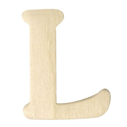 Lettres En Bois, 4 Cm, L