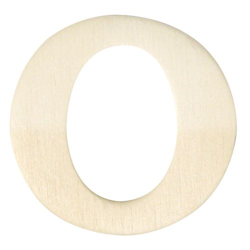 Lettres En Bois, 4 Cm, O