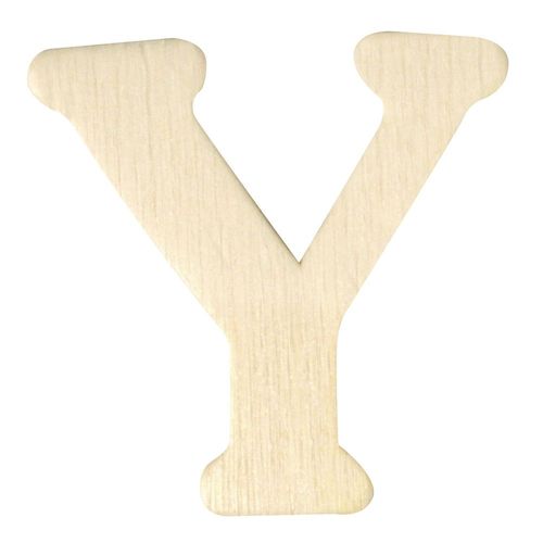 Lettres En Bois, 4 Cm, Y