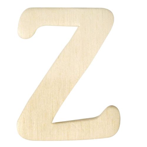 Lettres En Bois, 4 Cm, Z