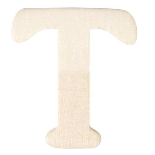 Lettres En Bois, 4 Cm, T