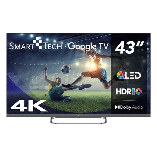 Smart Tech 43QG02V - 43" - TV QLED 4K UHD 109 cm  Google TV- 4xHDMI - 2xUSB - Dolby Vision - Dolby Atmos