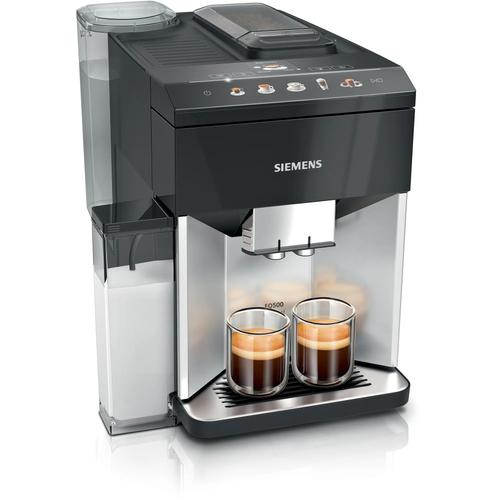 Machine à café tout-automatique Siemens EQ500 TQ513R01 integral Argent naturel, Noir lustré, Réservoir d'eau