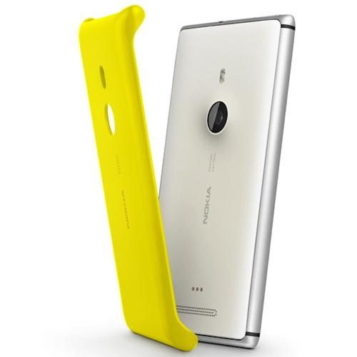 Coque Chargeur Sans Fil Nokia Lumia 925 Jaune Charging Cover Cc-3065