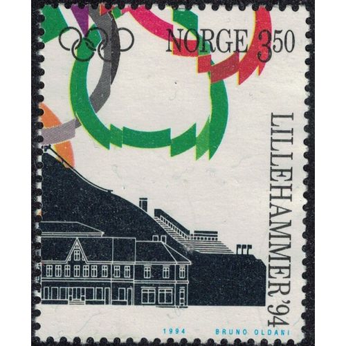 Norvège 1994 Oblitéré Used Jeux Olympiques Hiver Lillehammer Y&t No 1056 Su