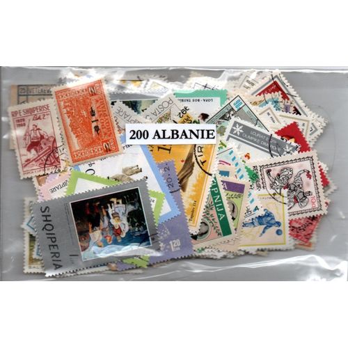 Lot 200 Timbres D'albanie