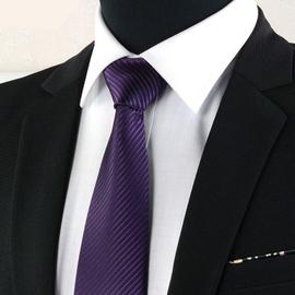 Ogquaton Rayon Cravate Style Collège Cravate À Rayures Motif Cravate Vêtements Accessoires pour Cosplay Usage Quotidien 1 PCS Rouge 