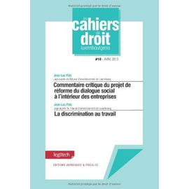 Cahier Du Droit Luxembourgeois N 18