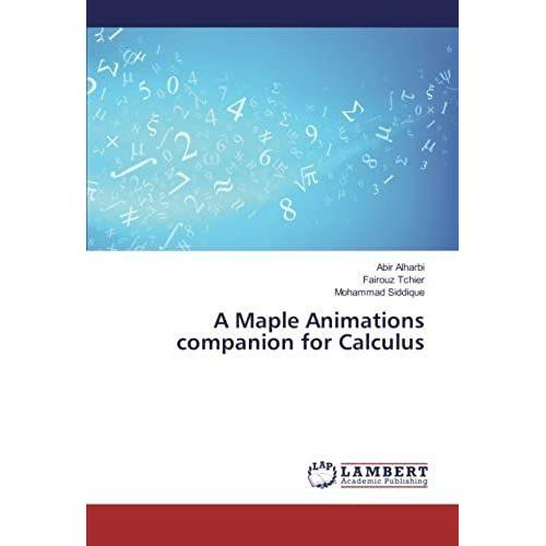 A Maple Animations Companion For Calculus