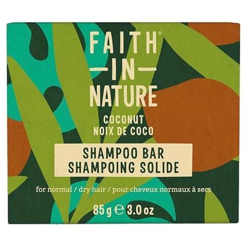 Faith In Nature Fin Shampoing Solide Noix De Coco 85 G 