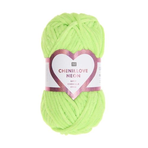 Découvrez La Douceur De La Pelote Velours Creative Chenillove Néon 50gr De Rico Design 06 Néon Vert