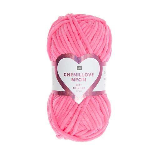 Découvrez La Douceur De La Pelote Velours Creative Chenillove Néon 50gr De Rico Design 02 Néon Rose
