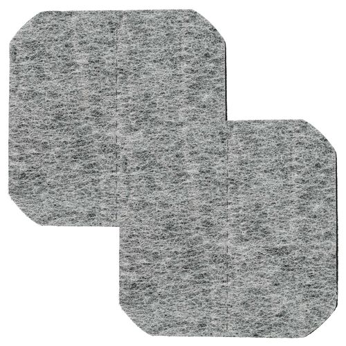 vhbw 2x Filtre à charbon actif compatible avec Tefal Universalis 800 Friteuse - 12 x 12 x 0,8 cm