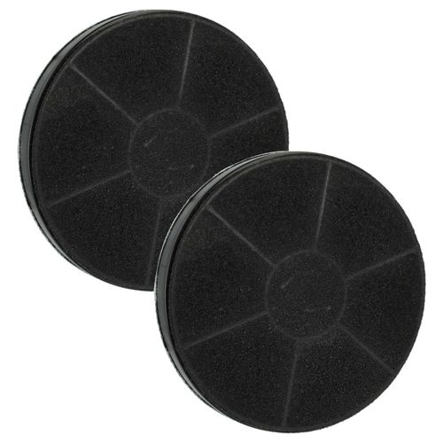 vhbw 2x Filtre combiné compatible avec Moulinex T51, T43, T48, T49, T50, T44, T45, T46, T47 Friteuse - Anti-graisses et odeurs, 165 mm