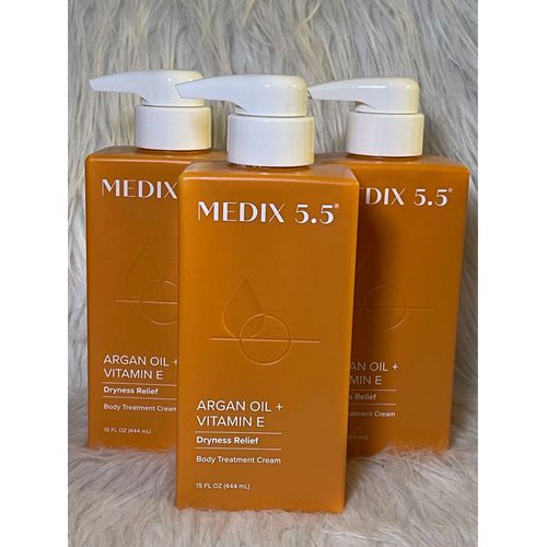 Medix 5.5 Crème  Vitamin E Huile Argan Acide Ferulic  Glycolique Anti Imperfections  Traitement Des Taches Et Vergetures 444ml 