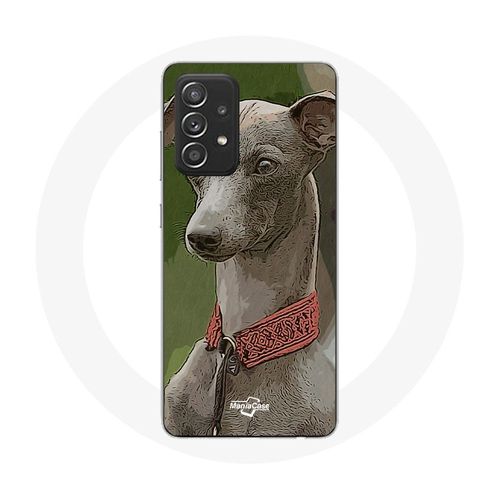 Coque Pour Samsung Galaxy A52 Lévrier Greyhound Gris