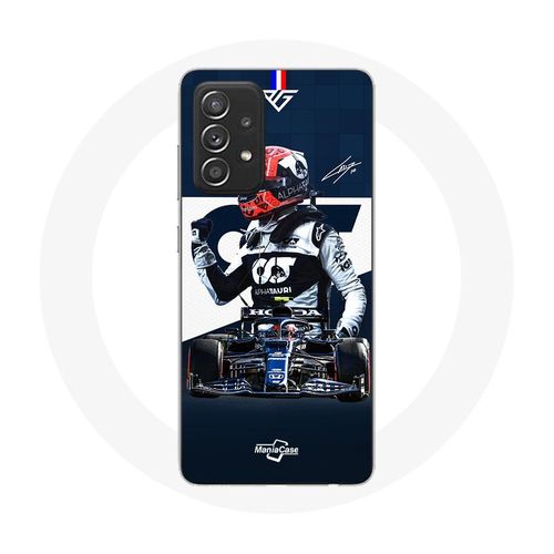 Coque Pour Samsung Galaxy A52 Formule 1 Max Verstappen Pilote Automobile F1 Bleu