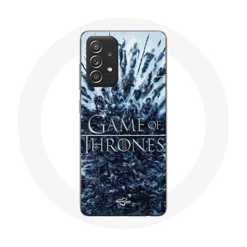 Coque Pour Samsung Galaxy A52 Game Of Thrones Saison 8 Episode 1 Le Trône De Fer Personnages Logo Gris