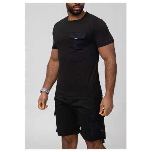 Ensemble Short,T-Shirt Noir Homme