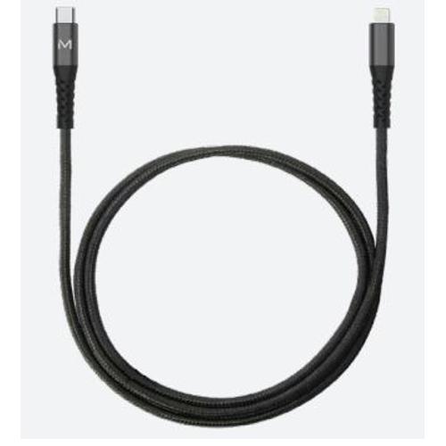 Mobilis - Câble Lightning - 24 pin USB-C mâle pour Lightning mâle - 1 m