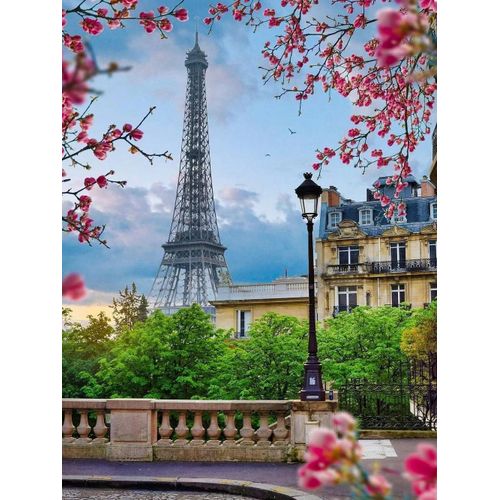 Momoart-Peinture Diamant Souvenirs De Paris,Art Diamant Carré Complet,Tour Eiffel,Mosaïque,Image De Strass,Paysage,Décoration Murale - Type 6609-Square Drill 30x40cm