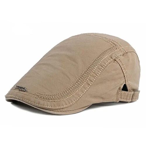 Béret De Peintre 2021 Coton,Casquette De Journal Couleur Unie,Casquette À Visière Plate,Pour Hommes Et Femmes,90