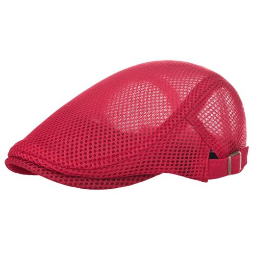 Voboom-Béret D'été Pour Homme,Chapeau Pio Respirant,Casquette De Cabbie,Gavroche,Style Testosterone Sby,Casquettes En Maille Ajustables
