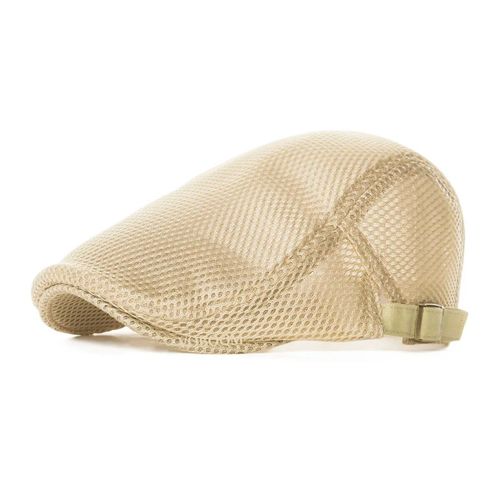Voboom-Béret D'été Pour Homme,Chapeau Pio Respirant,Casquette De Cabbie,Gavroche,Style Testosterone Sby,Casquettes En Maille Ajustables