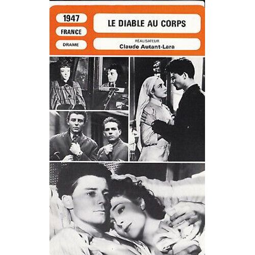 Fiche Monsieur Cinema Le Diable Au Corps (1947)
