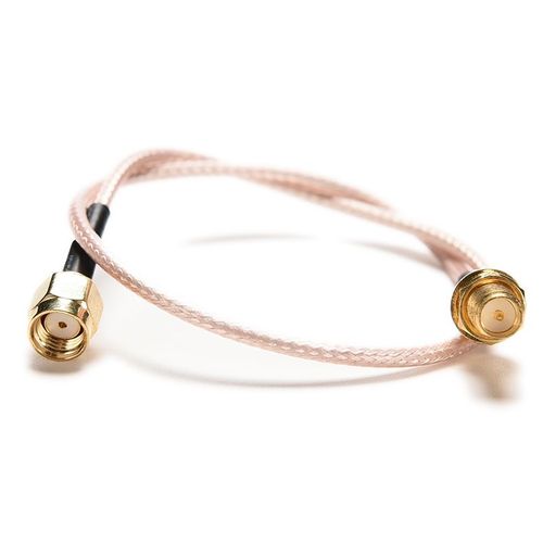 Câble d'extension d'antenne de routeur 50ohm, Jack RP-SMA mâle à prise femelle, sertissage de cloison RG316 Pigtail 30cm 1 pièce