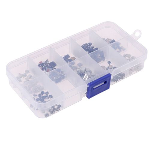 Interrupteurs À Télécommande De Voiture, 10 Types, 250 Pièces, Boutons Poussoirs Tactiles Mixtes