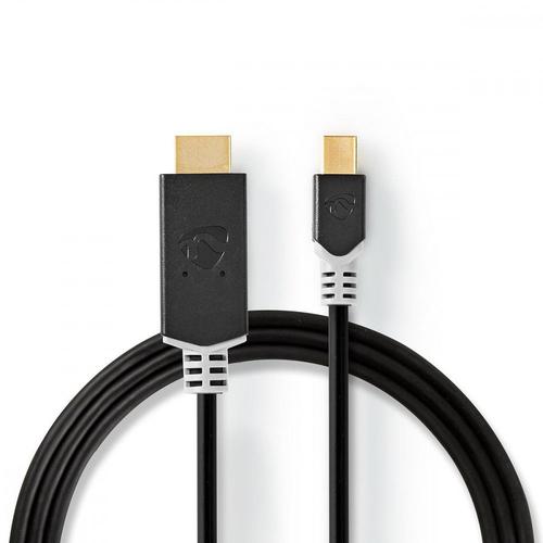 Mini DisplayPort vers Câble HDMI? | Mini DisplayPort Mâle vers HDMI? Mâle | 2,0 m | Anthracite