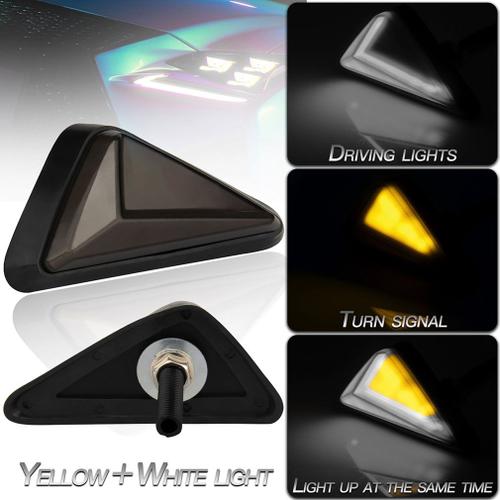 Forme Moto Encastré Triangle Clignotant Indicateur Led Lampe Drl Clignotant Led Clignotant