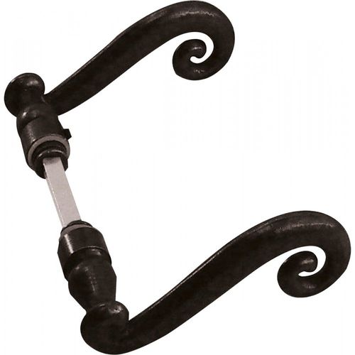 Béquille double fer forgé DT2000 - Noir